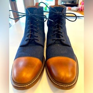 Taft Designer Lace Up Boots Size 43. Like New. Worn 3 times. Light scuff sole.